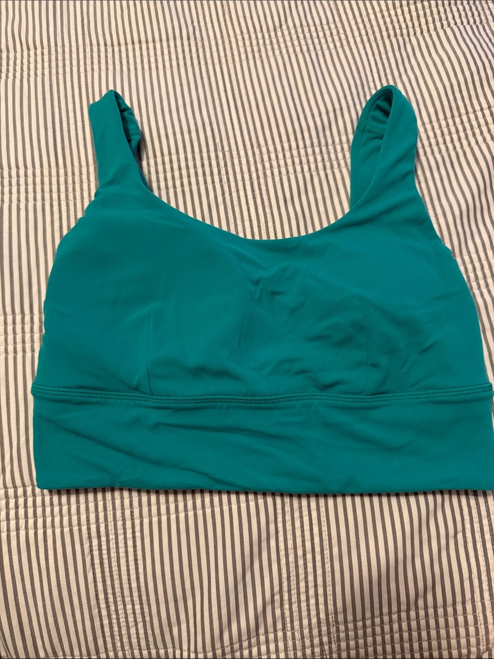 lululemon athletica Teal Scoop Sports Bra